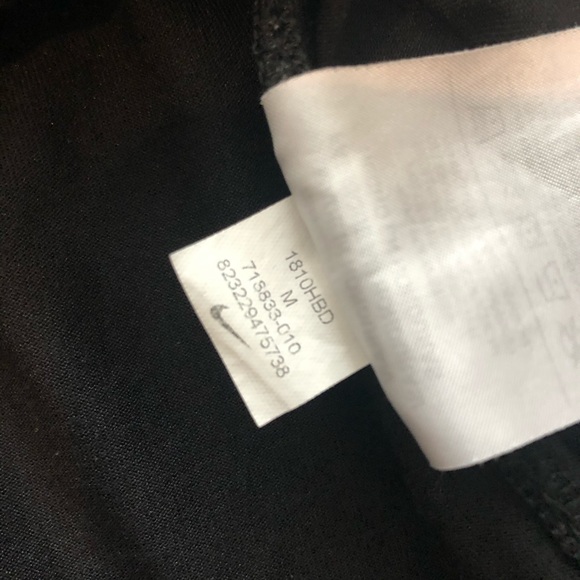 Nike Dri-Fit Workout T-Shirt Men’s Medium Black - Picture 5 of 5